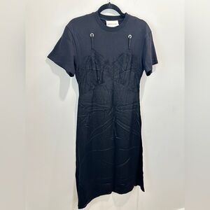 The kooples x sport t shirt Black Lace-Trimmed Dress size 1